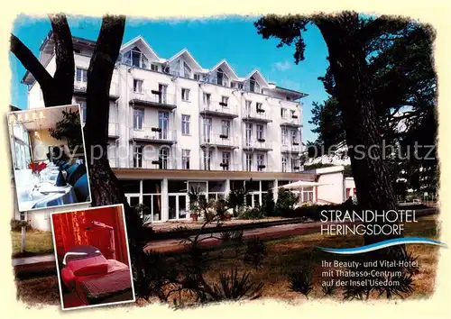 AK / Ansichtskarte  Heringsdorf__Ostseebad_Usedom Strandhotel 