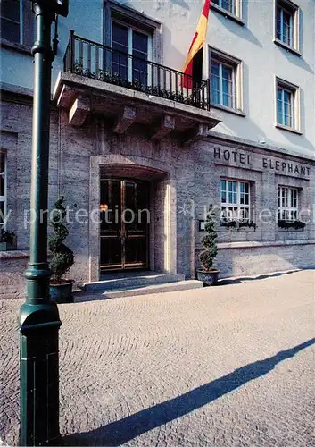 AK / Ansichtskarte 73859512 Weimar__Thueringen Hotel Elephant 