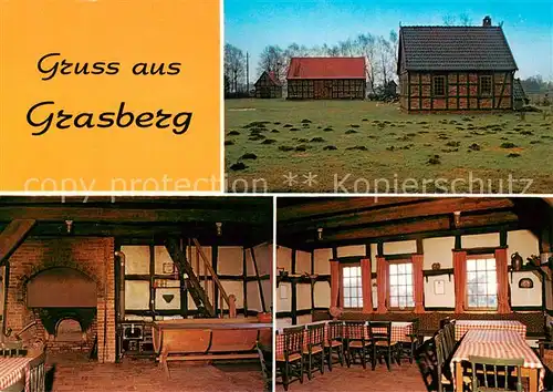 AK / Ansichtskarte  Grasberg_Bremen Museum des Heimatvereins Altes Backhaus Scheune Jubilaeum 150 Jahre Grasberg Bremen