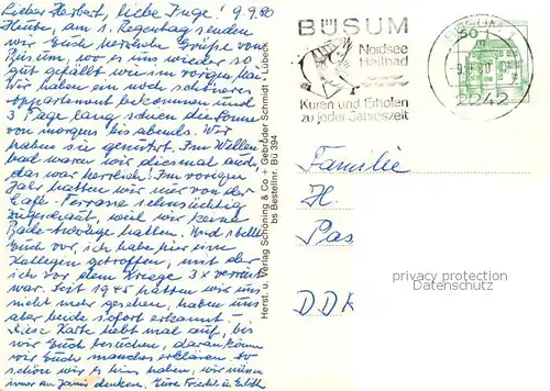 AK / Ansichtskarte  Buesum_Nordseebad Neues Kurviertel Buesum_Nordseebad