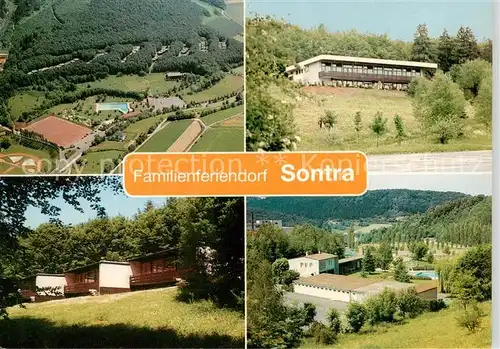 AK / Ansichtskarte 73859577 Sontra Familienferiendorf Hotel Bungalows Luftaufnahme Sontra