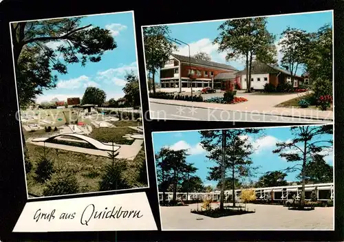 AK / Ansichtskarte 73859596 Quickborn__Pinneberg_Heide Minigolfanlage Teilansichten 