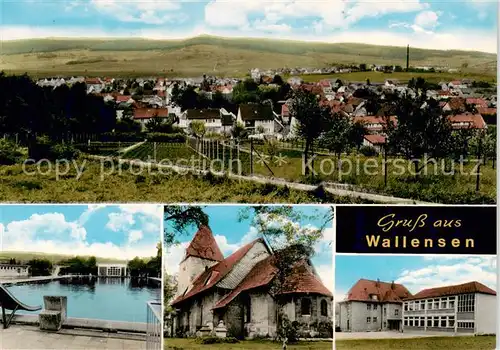 AK / Ansichtskarte  Wallensen_Elze Panorama Freibad Kirche 