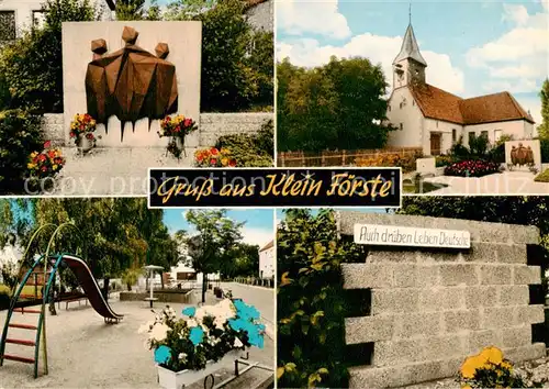 AK / Ansichtskarte  Klein_Foerste_Harsum Denkmal Kirche Kinderspielplatz 