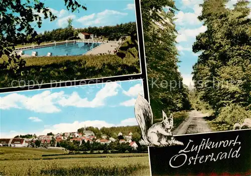 AK / Ansichtskarte 73859605 Osterwald__Elze_(Kr.Hameln)_Weserbergland Freibad Waldpartie Panorama Eichhoernchen 