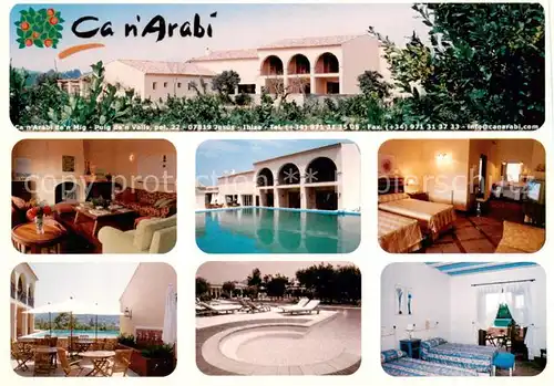 AK / Ansichtskarte 73859626 Puig_den_Valls_Ibiza Hotel rural Ca n Arabi Piscina 