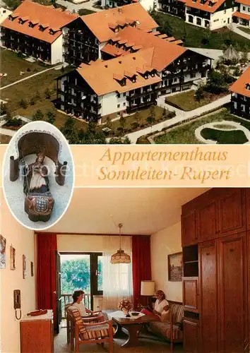 AK / Ansichtskarte  Griesbach_Rottal_Bayern Appartementhaus Sonnleiten-Ruper Appartment Luftaufnahme 