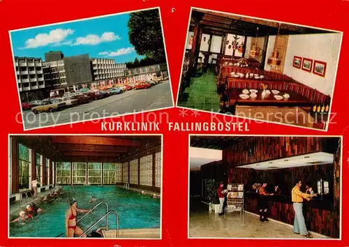 AK / Ansichtskarte 73859650 Bad_Fallingbostel Kurklinik Restaurant Rezeption Hallenbad Bad_Fallingbostel