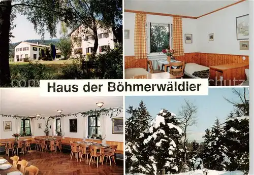 AK / Ansichtskarte 73859656 Lackenhaeuser_Niederbayern Haus der Boehmerwaeldler Sudetendeutsches Sozialwerk Lackenhaeuser Niederbayern