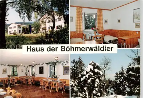 AK / Ansichtskarte  Lackenhaeuser_Niederbayern Haus der Boehmerwaeldler Sudetendeutsches Sozialwerk Lackenhaeuser Niederbayern