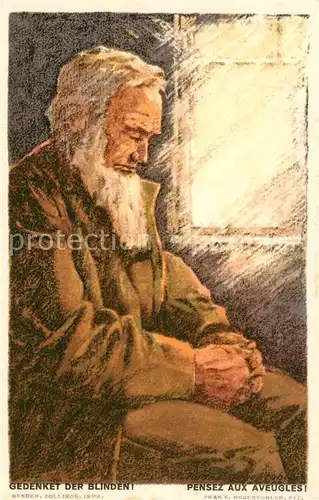 AK / Ansichtskarte  Zollikon_Zuerich_ZH Gedenket der Blinden  