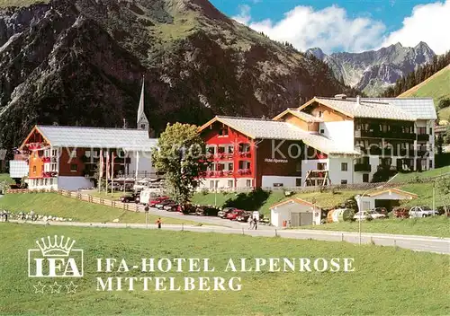 AK / Ansichtskarte  Mittelberg_Kleinwalsertal_AT IFA Hotel Alpenrose 