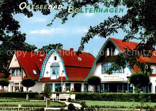 AK / Ansichtskarte  Boltenhagen_Ostseebad Historische Haeuserzeile Am Kurpark Boltenhagen_Ostseebad
