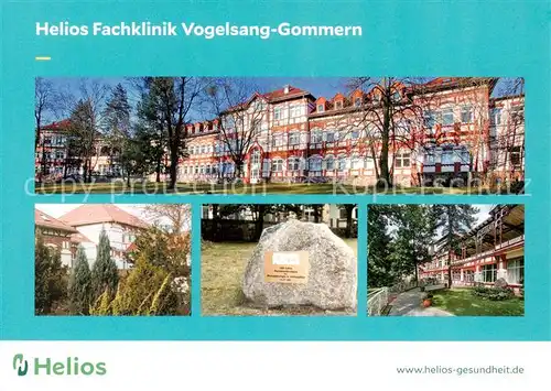 AK / Ansichtskarte  Gommern Helios Fachklinik Vogelsang Teilansichten Gommern