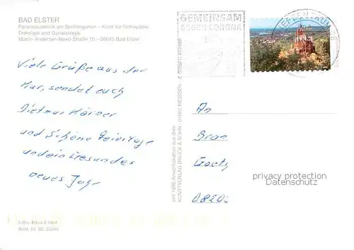 AK / Ansichtskarte  Bad_Elster Paracelsus Klinik Teilansichten Bad_Elster