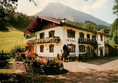AK / Ansichtskarte  Ramsau__Berchtesgaden Cafe und Brotzeitstueberl Waldquelle 