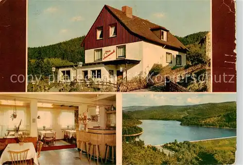 AK / Ansichtskarte  Riefensbeek-Kamschlacken Hotel Sonneneck Gaststube Bar Panorama Riefensbeek-Kamschlacken