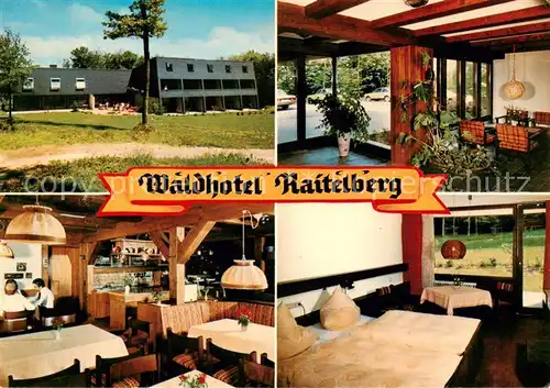 AK / Ansichtskarte  Wuestenrot Waldhotel Raitelberg Gastraeume Zimmer Wuestenrot