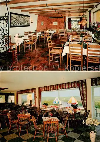 AK / Ansichtskarte  Neuburg__Donau Cafe Restaurant Schoene Aussicht Gastraeume 