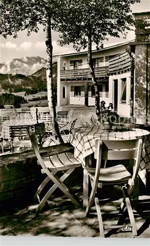 AK / Ansichtskarte  Bad_Oy-Mittelberg Sonnenterrasse Kurhaus Pension