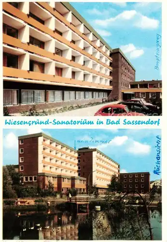 AK / Ansichtskarte 73859863 Bad_Sassendorf Wiesengrund Sanatorium Bad_Sassendorf