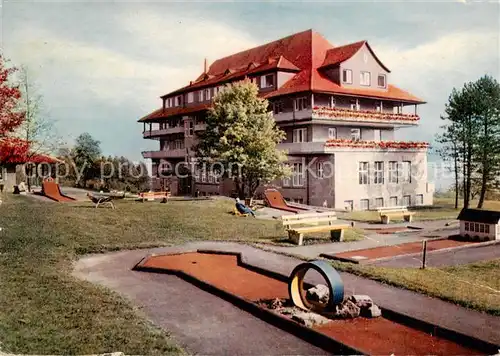 AK / Ansichtskarte 73859867 Rodt__Lossburg Sanatorium Hohenrodt Minigolfanlage 