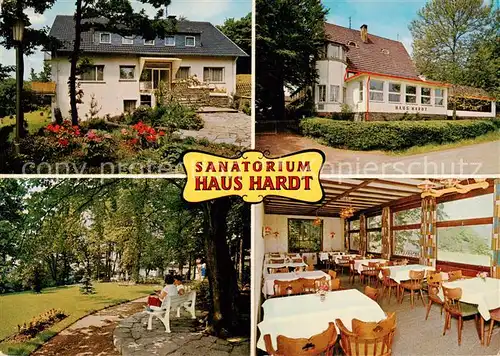 AK / Ansichtskarte 73859888 Holzem_Eifel Sanatorium Haus Hardt Park Gastraum Holzem Eifel
