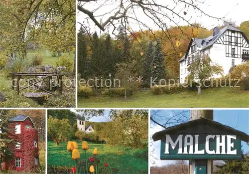 AK / Ansichtskarte 73859899 Malche_Bad_Freienwalde Missionshaus Malche Park Teilansichten Malche_Bad_Freienwalde