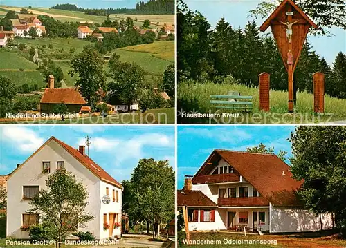 AK / Ansichtskarte  Saubersrieth_Vohenstrauss Niederland Haeuslbauern Kreuz Pension Groetsch Wanderheim oedpielmannsberg Saubersrieth_Vohenstrauss