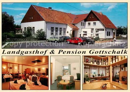 AK / Ansichtskarte  Klein_Leine Landgasthof Pension Gottschalk Gastraeume Bar Klein_Leine