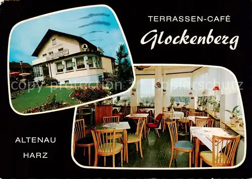 AK / Ansichtskarte 73860012 Altenau_Harz Terrassencafe Glockenberg Gaststube Altenau Harz
