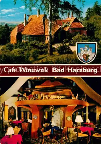AK / Ansichtskarte 73860014 Bad_Harzburg Cafe Winuwuk Gastraum Bad_Harzburg