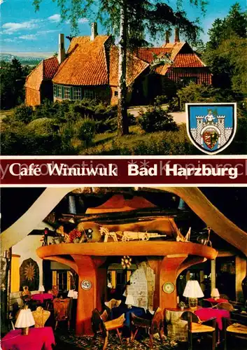 AK / Ansichtskarte  Bad_Harzburg Cafe Winuwuk Gastraum Bad_Harzburg