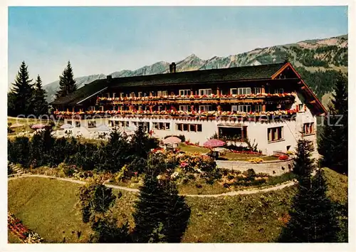 AK / Ansichtskarte  Sonthofen__Oberallgaeu Berghotel Allgaeuer Berghof mit alpe Eck 