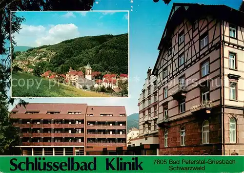 AK / Ansichtskarte  Bad_Peterstal-Griesbach Panorama Schluesselbad Klinik Bad_Peterstal-Griesbach