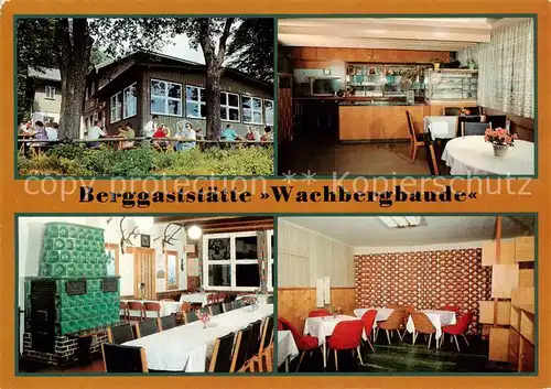 AK / Ansichtskarte 73860105 Saupsdorf Berggaststaette Wachbergbaude Gastraeume Saupsdorf