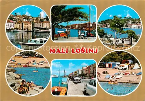 AK / Ansichtskarte  Losinj_Mali_Losinj_Croatia Hafen Strandpartien Uferstrasse 