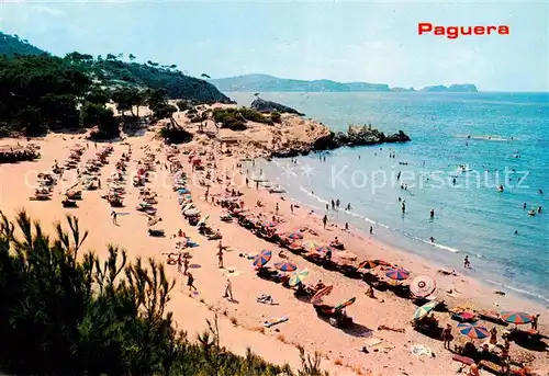 AK / Ansichtskarte  Paguera_Mallorca_Islas_Baleares_ES Strandpartien 