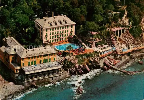 AK / Ansichtskarte  Camogli_Liguria_IT Golfo Paradiso Fliegeraufnahme 