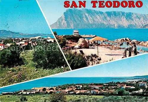 AK / Ansichtskarte 73860143 San_Teodoro_Sardegna_IT Panorama Strand 