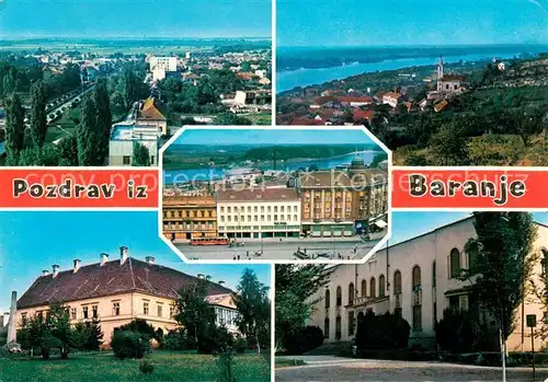 AK / Ansichtskarte 73860149 Baranje_Croatia Fliegeraufnahmen Teilansichten 