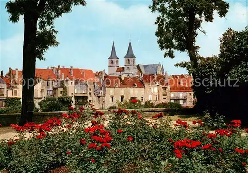 AK / Ansichtskarte  Chaumont_52_Haute-Marne La Basilique St Jean Baptiste vue du square 