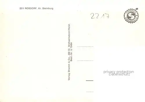 AK / Ansichtskarte 73860182 Rosdorf_Holstein_Steinburg Teilansichten 