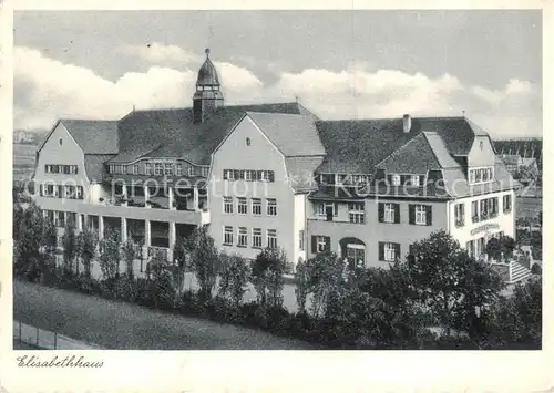 AK / Ansichtskarte  Bad_Nauheim Kinderheilanstalt Elisabethhaus Bad_Nauheim