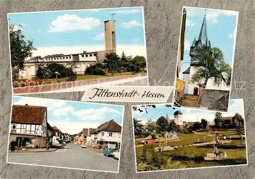 AK / Ansichtskarte  Altenstadt_Hessen Teilansichten Kirche Kinderspielplatz Altenstadt_Hessen