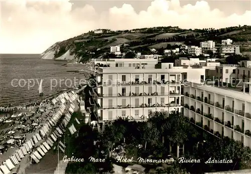 AK / Ansichtskarte 73860221 Gabicce_Mare_IT Hotel Miramare Riviera Adriatica 