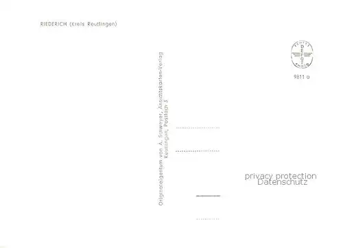 AK / Ansichtskarte  Riederich Panorama Riederich