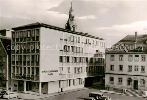 AK / Ansichtskarte  Reutlingen_BW Gebaeude Wuerttembergische Bank 