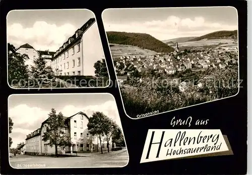 AK / Ansichtskarte Hallenberg Panorama St. Josephhaus Hallenberg
