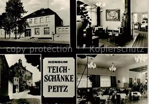 AK / Ansichtskarte Zwoenitz Teichschaenke Peitz Gaststaette Saal Zwoenitz